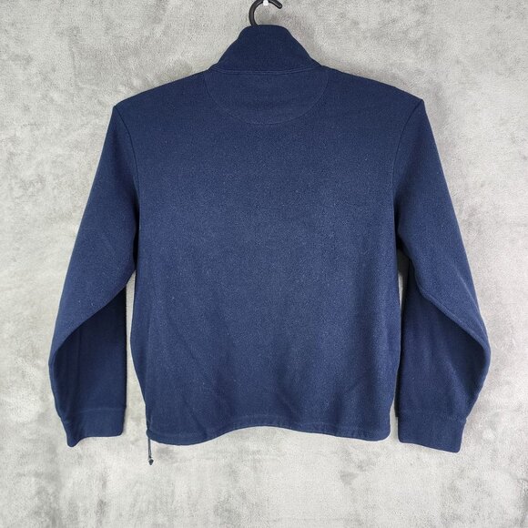 Mens Blue Polo Golf Ralph Lauren Pullover Fleece Sweatshirt OU Logo 1/4 Zip L - Picture 7 of 10